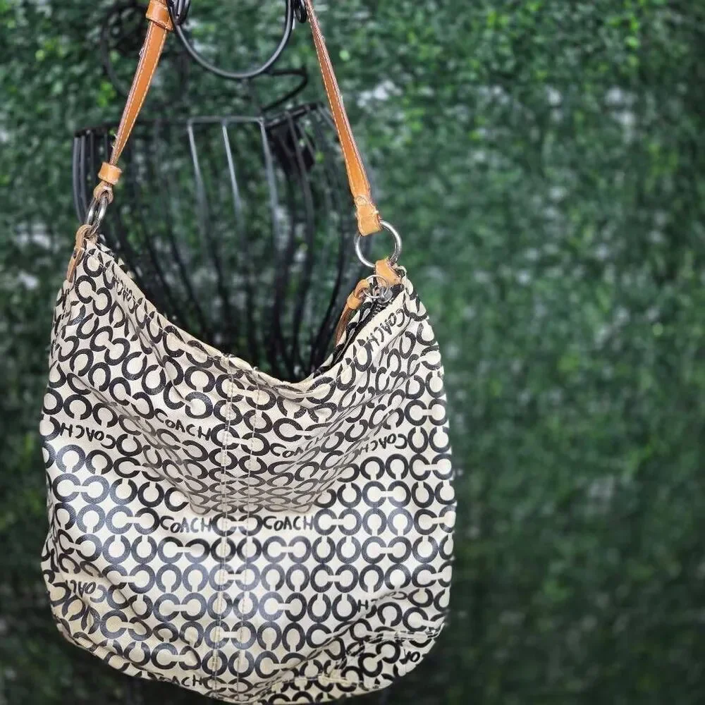Coach Leah Op Art shoulder bag